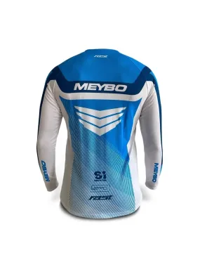 Meybo Race Jersey V6 SlimFit Cyan/Blue